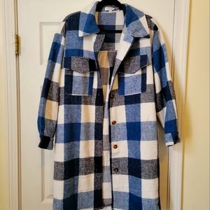Chic Soul plaid shacket